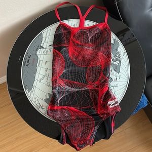 Speedo Endurance Open Back Swimsuit